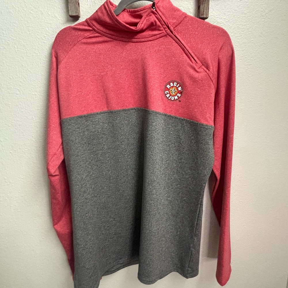 Rivalry Threads Red and Gray Turtleneck‎ Sweater